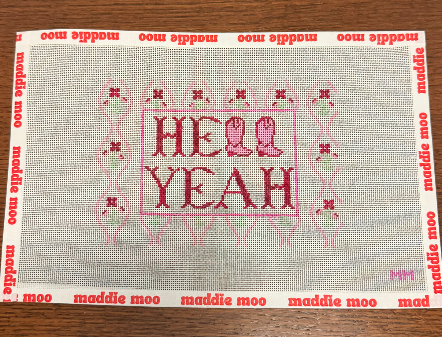 Hell Yeah Needlepoint Chart