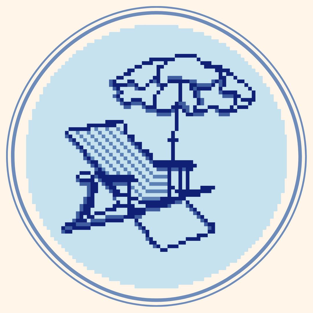 Beach Chair & Umbrella