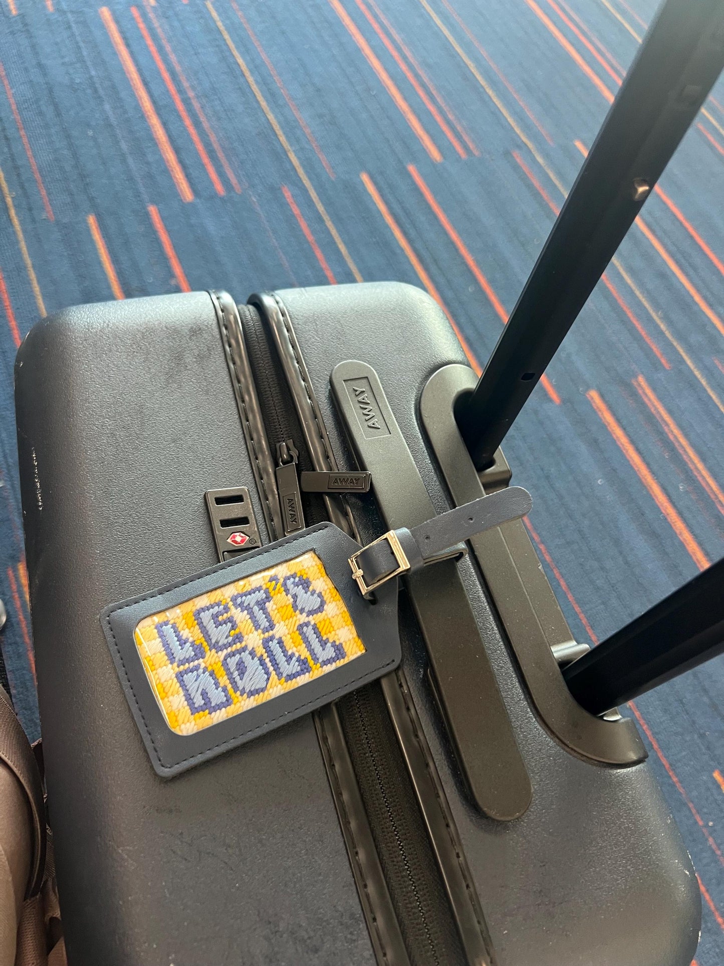 Let's Roll Luggage Tag