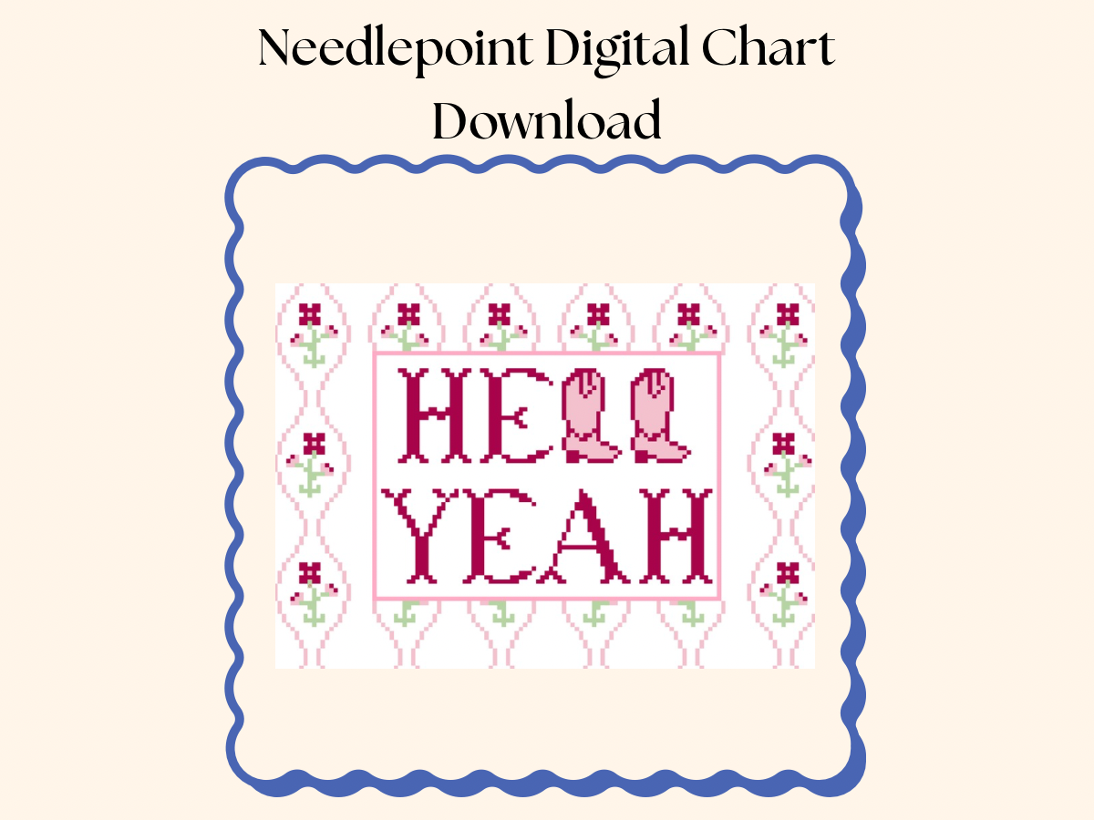 Hell Yeah Needlepoint Chart