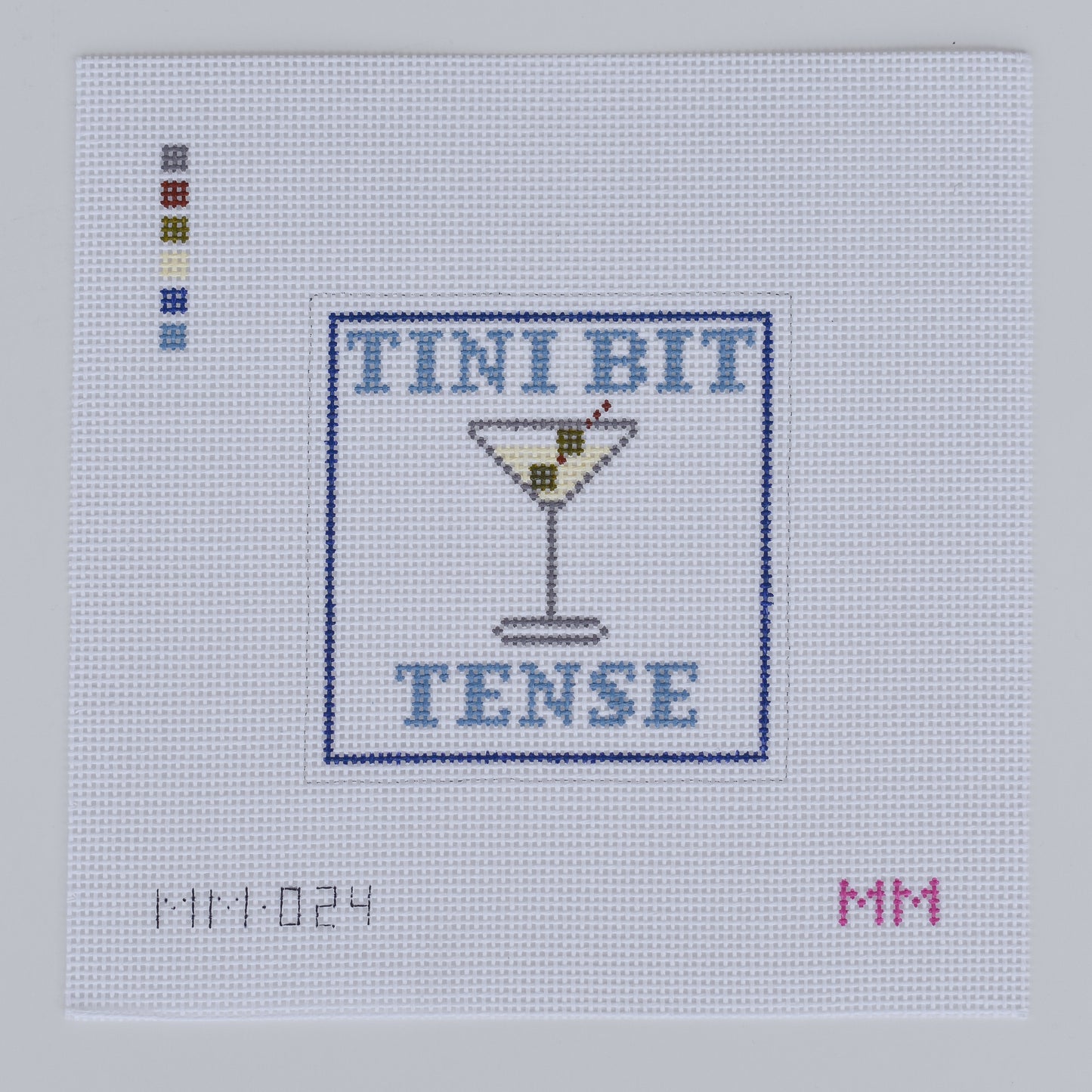 Tini Bit Tense Needlepoint Chart
