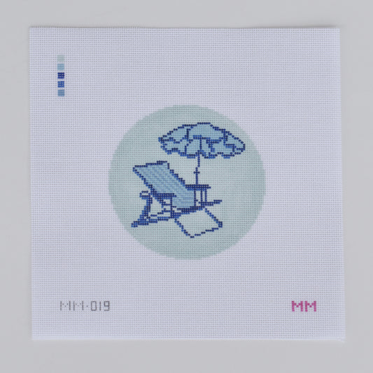 Beach Chair & Umbrella