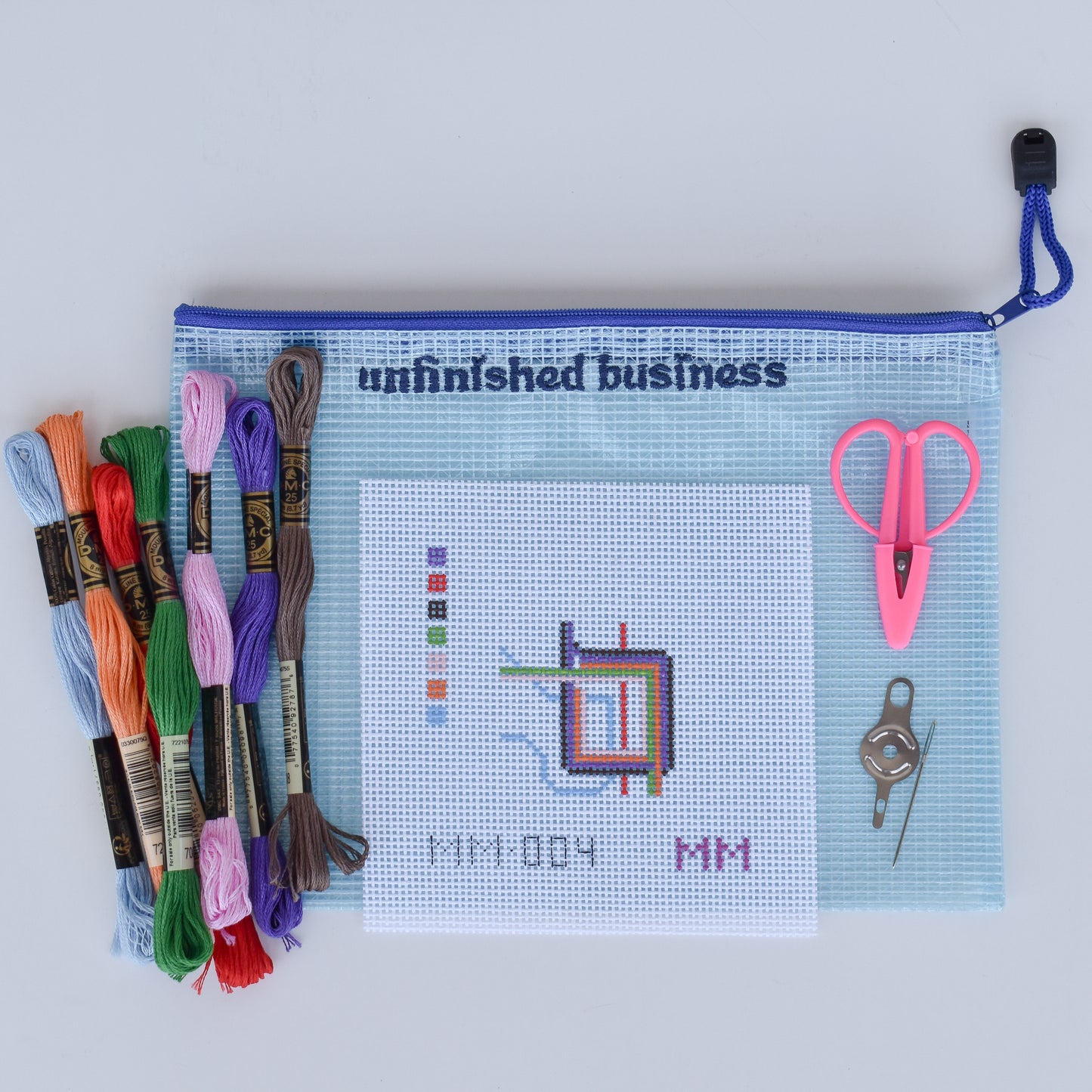 Chicago CTA Loop Train Beginner Needlepoint Kit