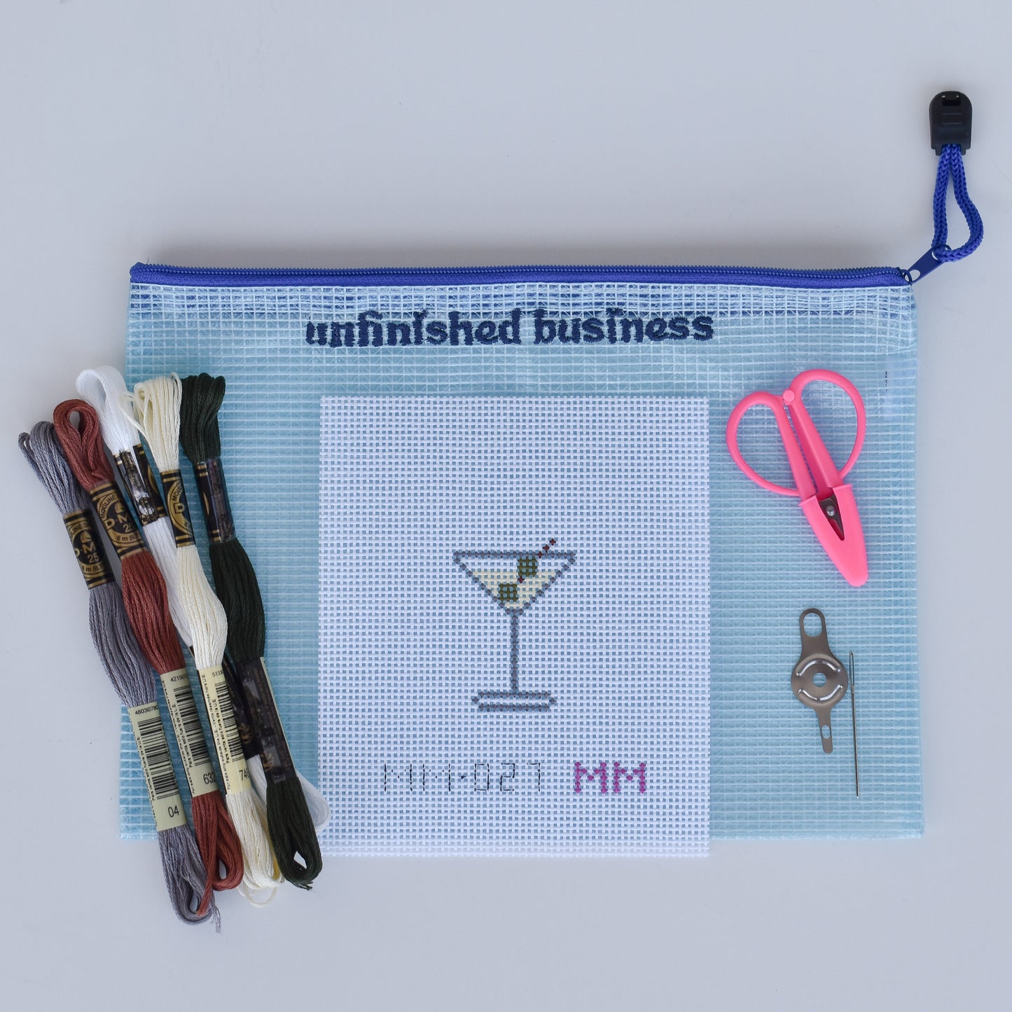Mini Dirty Martini Beginner Needlepoint Kit