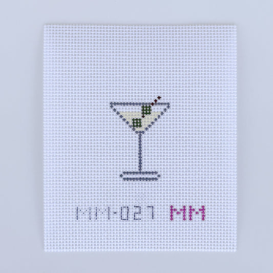 Mini Dirty Martini Needlepoint Canvas