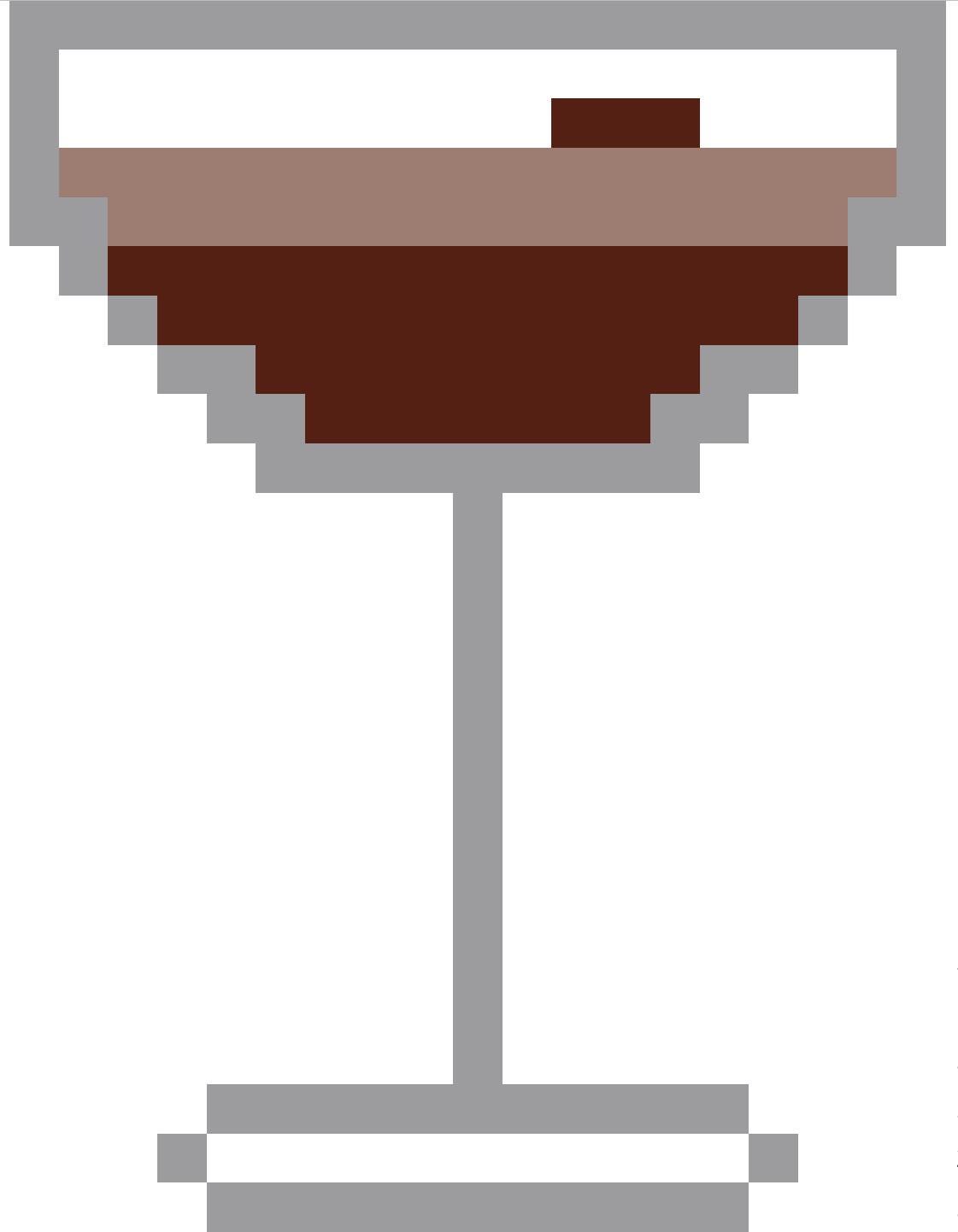 Mini Espresso Martini Needlepoint Chart | Cocktail Design (Digital Download)