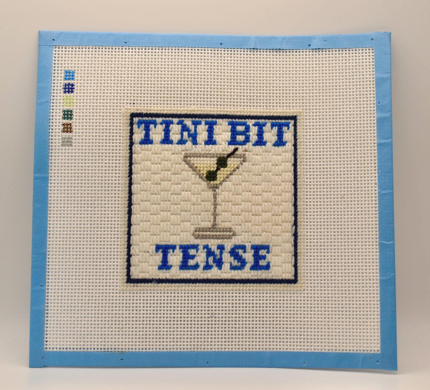 Tini Bit Tense Needlepoint Chart